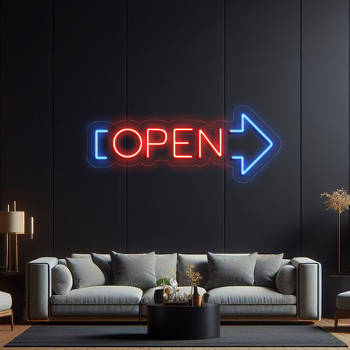 Fluorescent Signage Open Signs