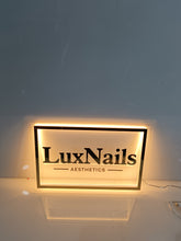 Load image into Gallery viewer, LED Light Sign with Metallic Sticker