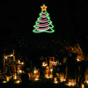 Christmas Tree LED Light Up Signs