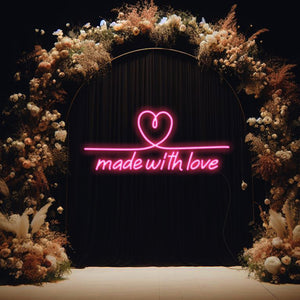 Made with Love Neon Lights