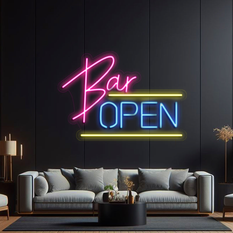 Bar Open Sign Bar Open Neon Signs Bar Light Up Signs for Bar Decor ...