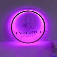 Load image into Gallery viewer, LED Light Sign with Metallic Sticker