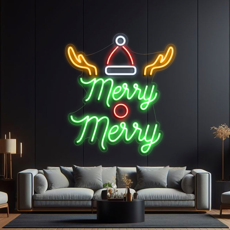 Merry Christmas Neon Lights