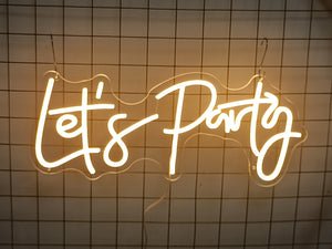 Let's Party-Neon Signs