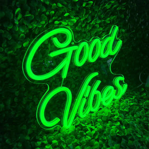 Good Vibes LED Neon Sign