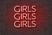 Load image into Gallery viewer, Girl Girl Girl-Neon Sign