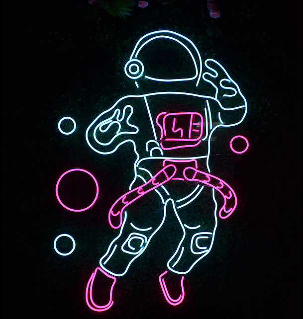 Spacecraft Neon Signs Space Explorer Birthday Gift for Boys and Girls ...