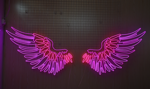 Angel Wings LED Signs -W7