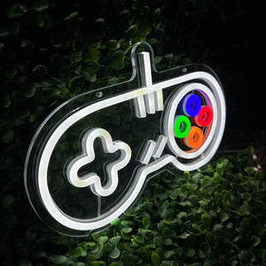 Gaming Controller LED Neon Sign